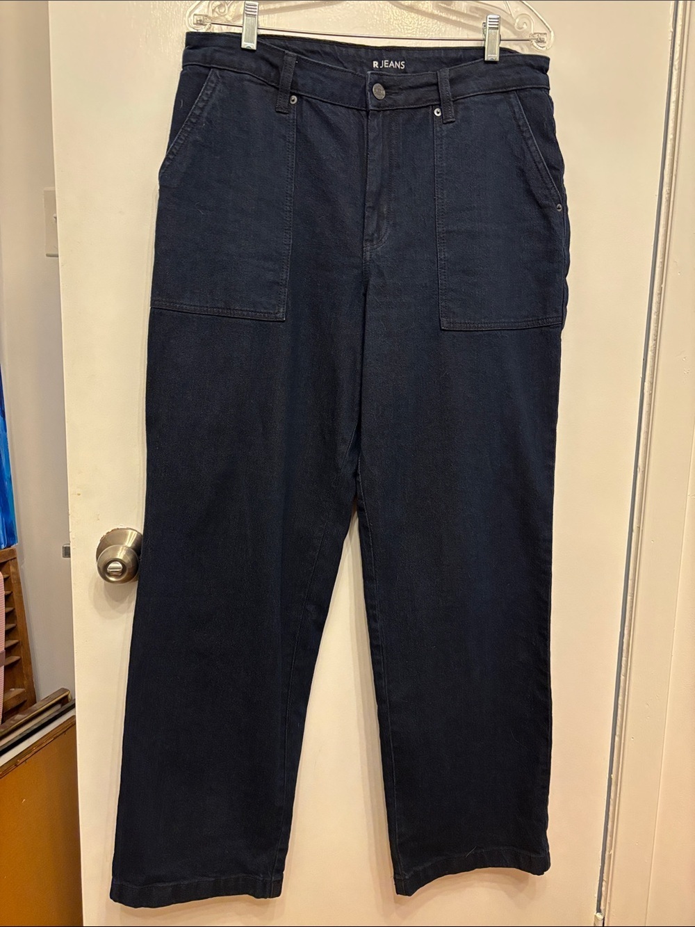 Reitmans Women's Straight Leg Jeans - Dark Navy